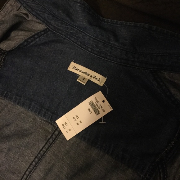 Abercrombie Denim Shirt Dress NWT - Picture 3 of 3